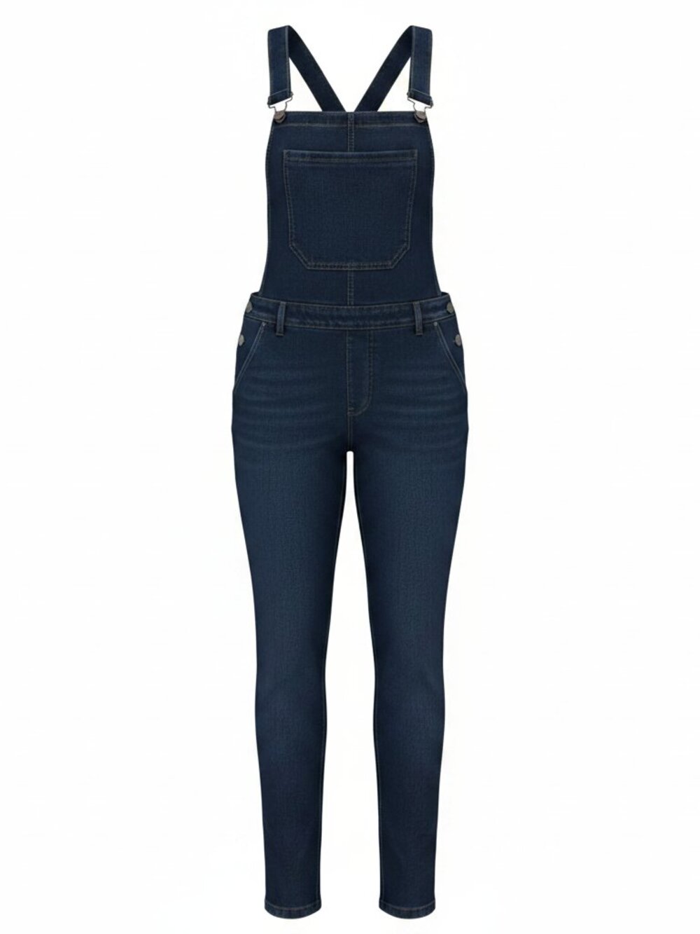 Free People Denim Skinny Overalls